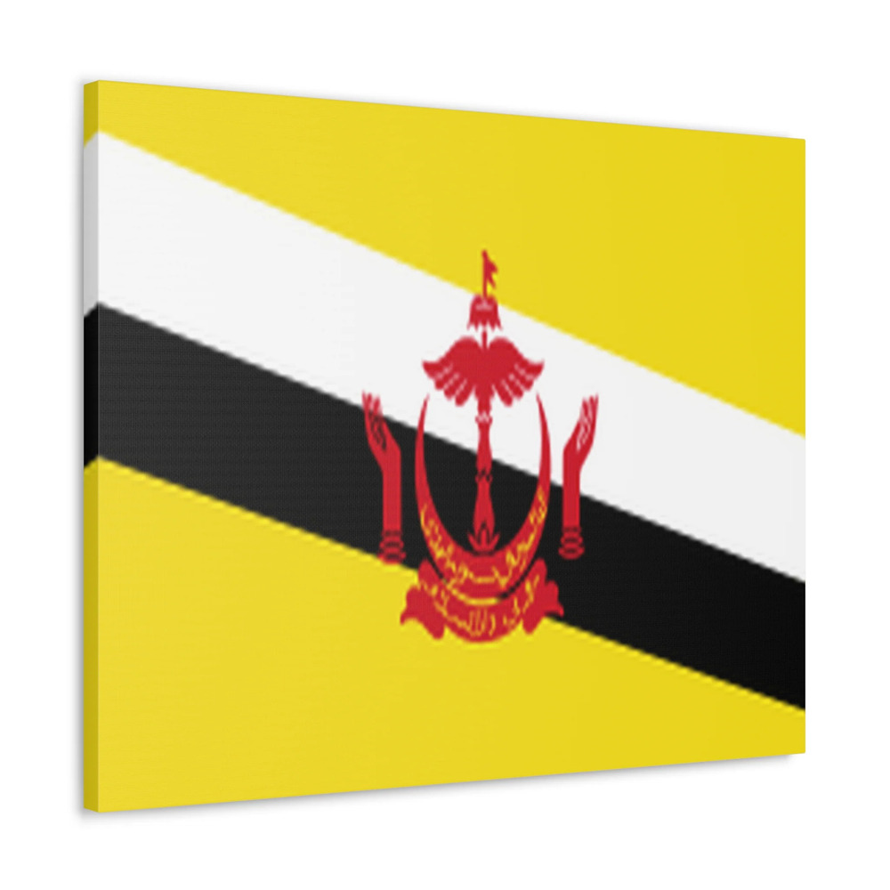 Brunei Country Flag Canvas Vibrant Wall Art Unframed Home Decor